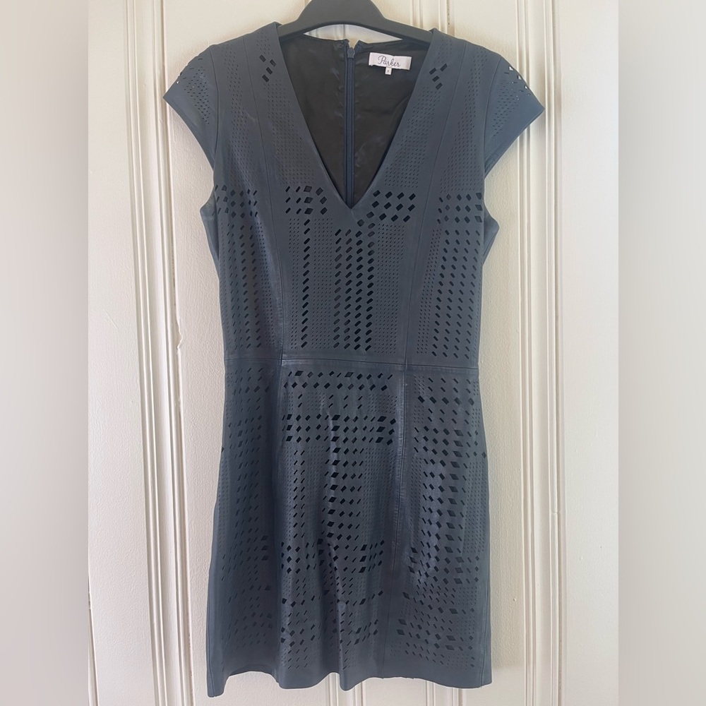 Parker leather dress